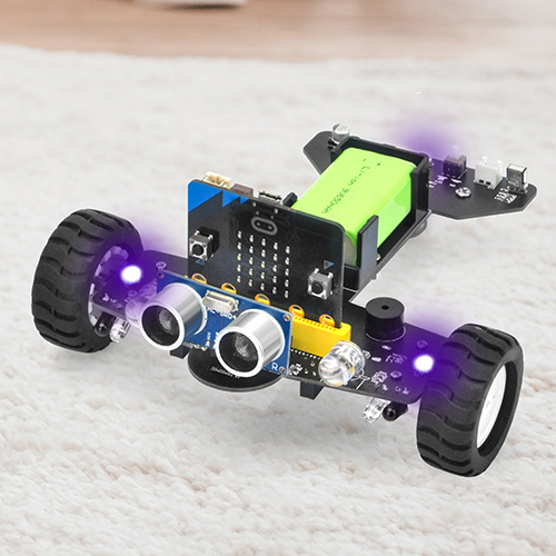 OSOYOO Robot Car for Micro Bit Lesson 7- Full Color RGB LEDs control