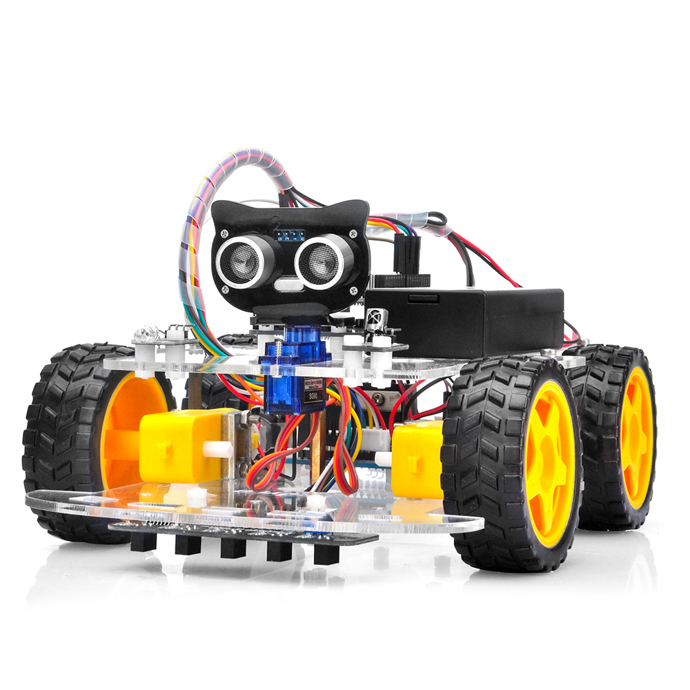 Avoidance Tracking Motor Smart Robot Car Chassis Kit 2WD Ultrasonic Arduino MC 