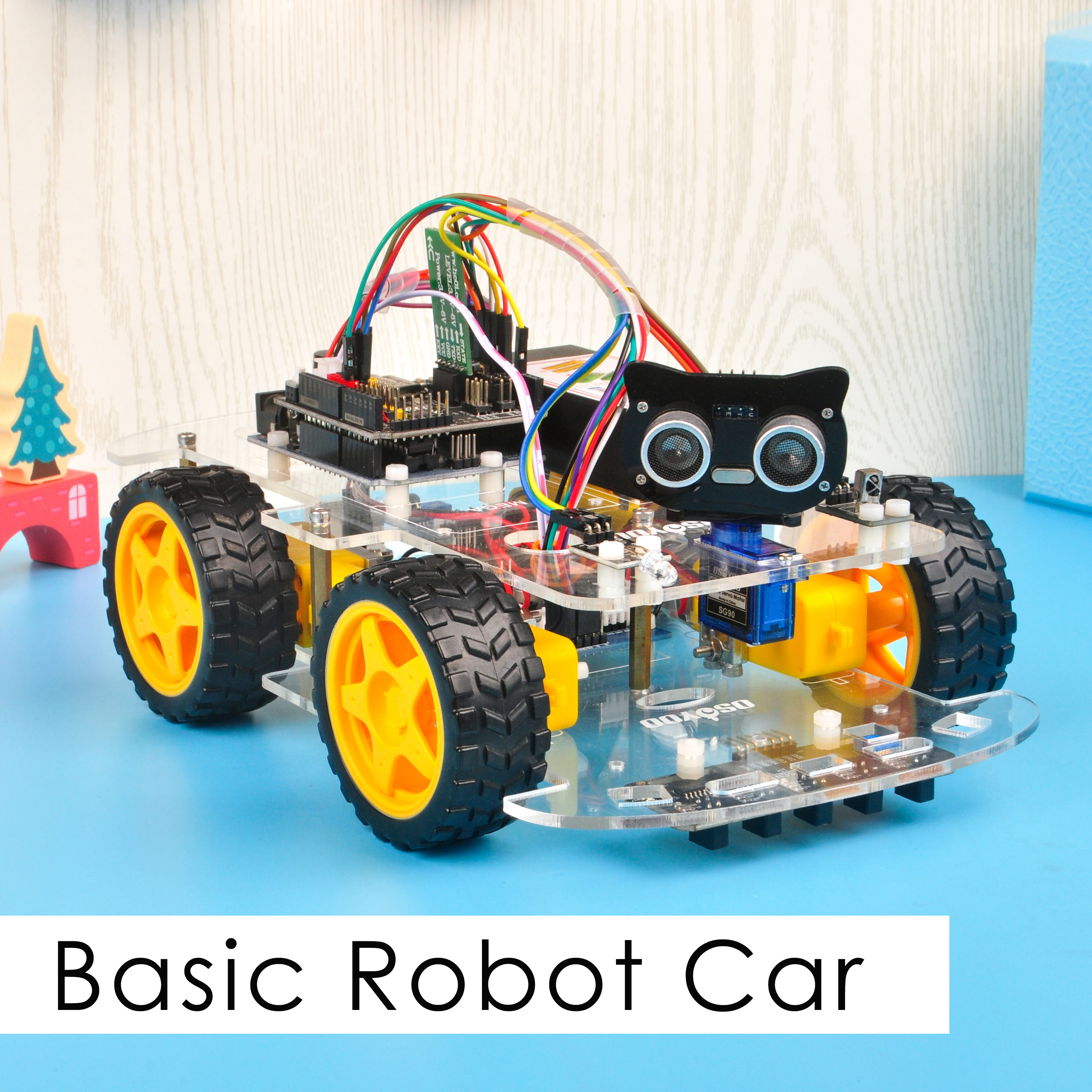 OSOYOO V2.1 Robot car kit Lesson 1: Basic Robot car