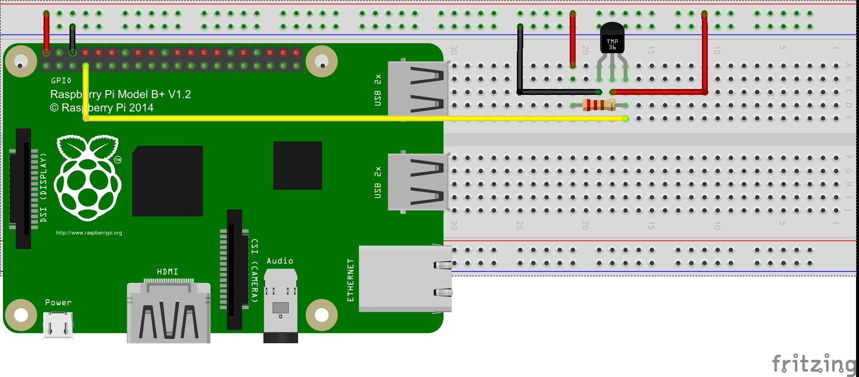 Raspberry Pi 2 And Temperature Sensor Project 1987