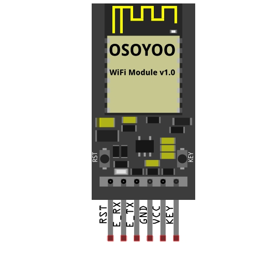 OSOYOO WIFI Shield V1.3 ESP8266 Module for Arduino UNO