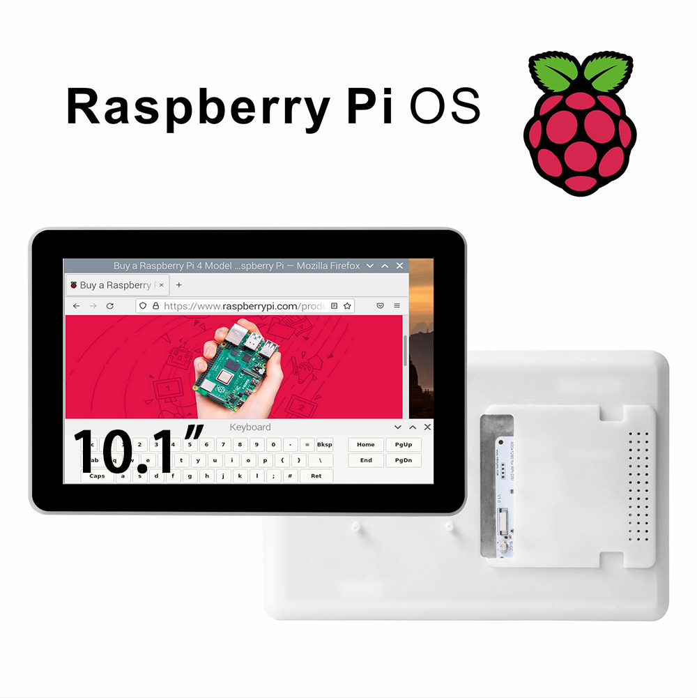 Install driver for 10.1 inch DSI screen working with Raspberry Pi OS