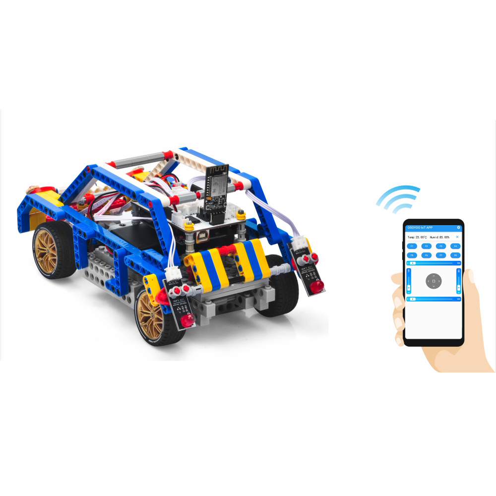 OSOYOO Model-T Robot Car for Arduino - Lesson 5: Wifiコントロール