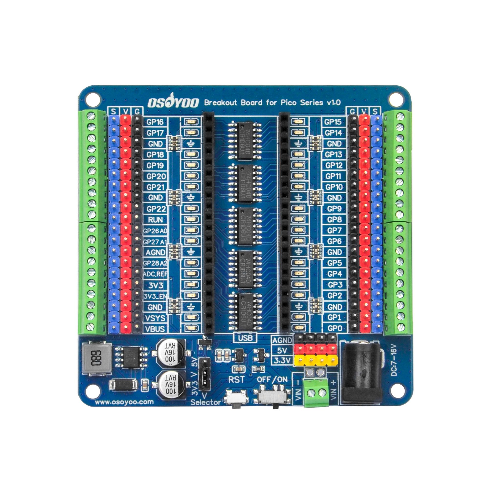 OSOYOO Breakout Board for Pico series