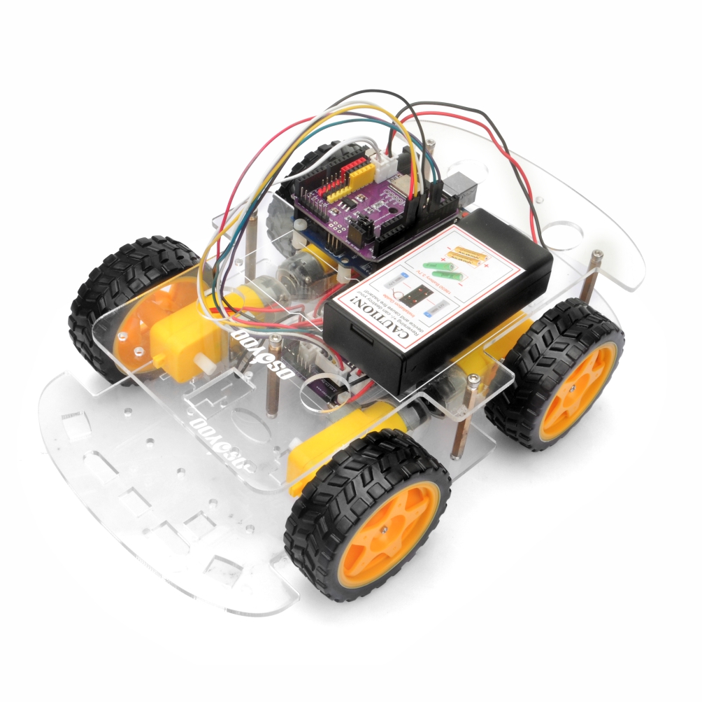 OSOYOO V3 Robot car kit Lesson 1: Basic robot car assembly