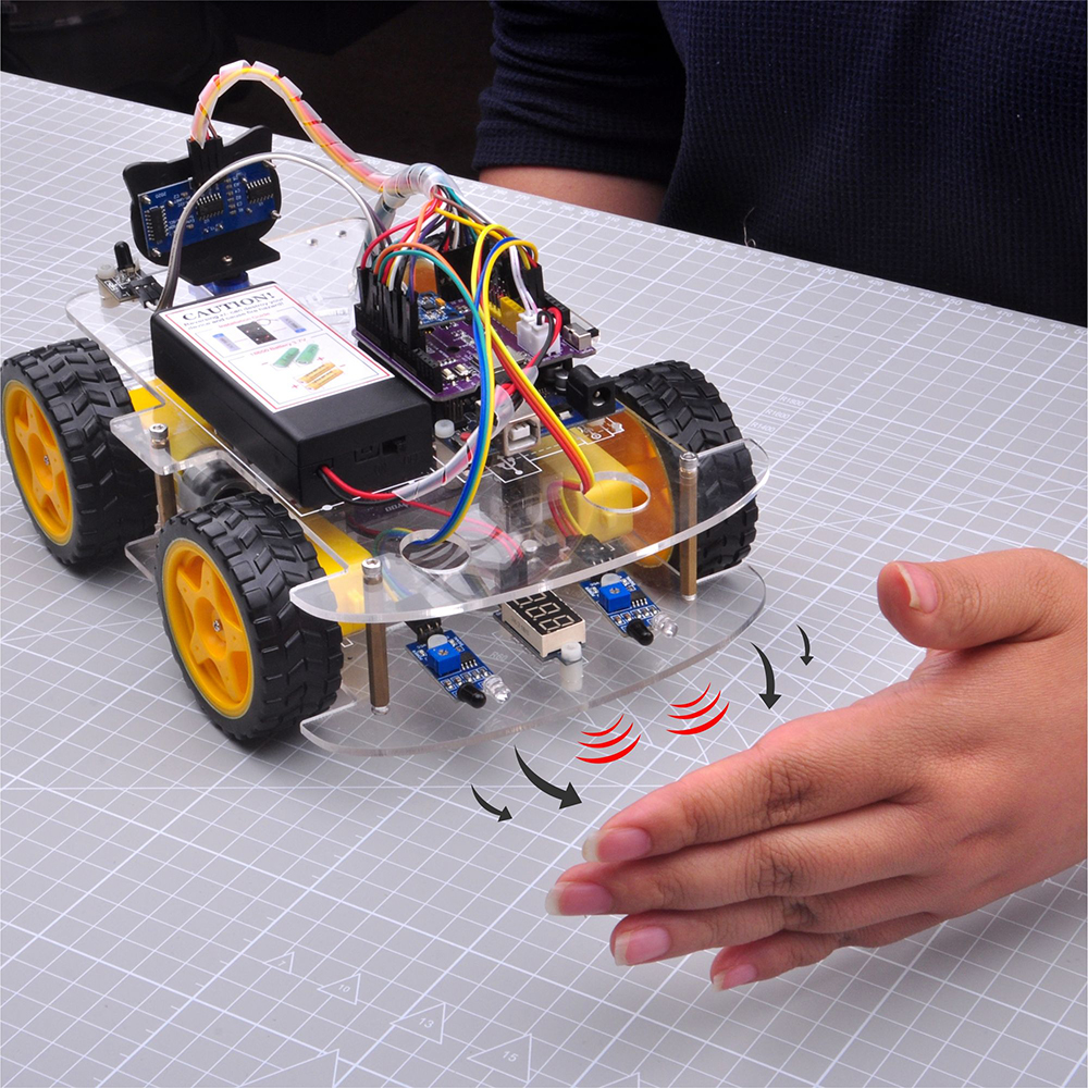 OSOYOO V3 Robot car kit Lesson 3: Object follow Robot car