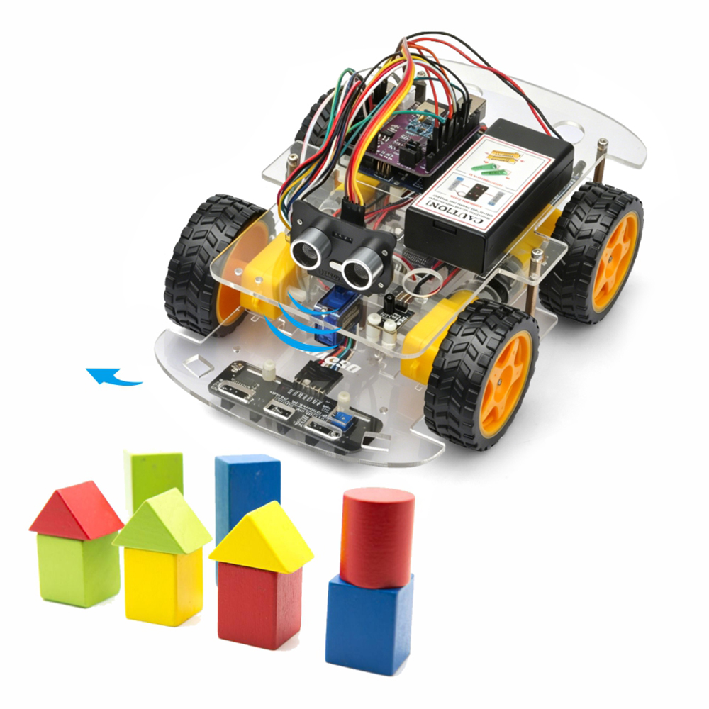 OSOYOO V3 Robot car kit Lesson 5: Obstacle Avoidance Project