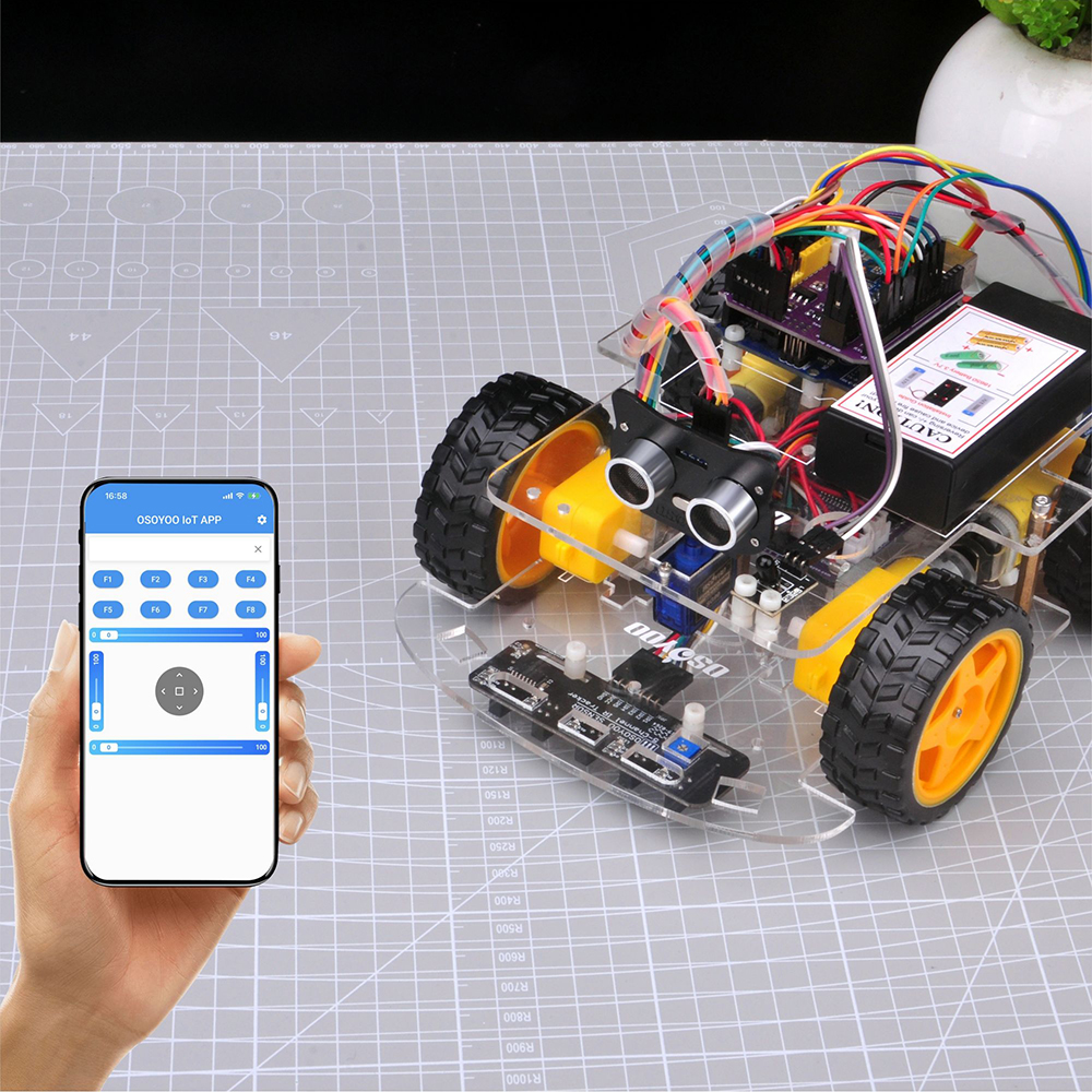 OSOYOO V3 Robot car kit Lesson 6: Wifi Control