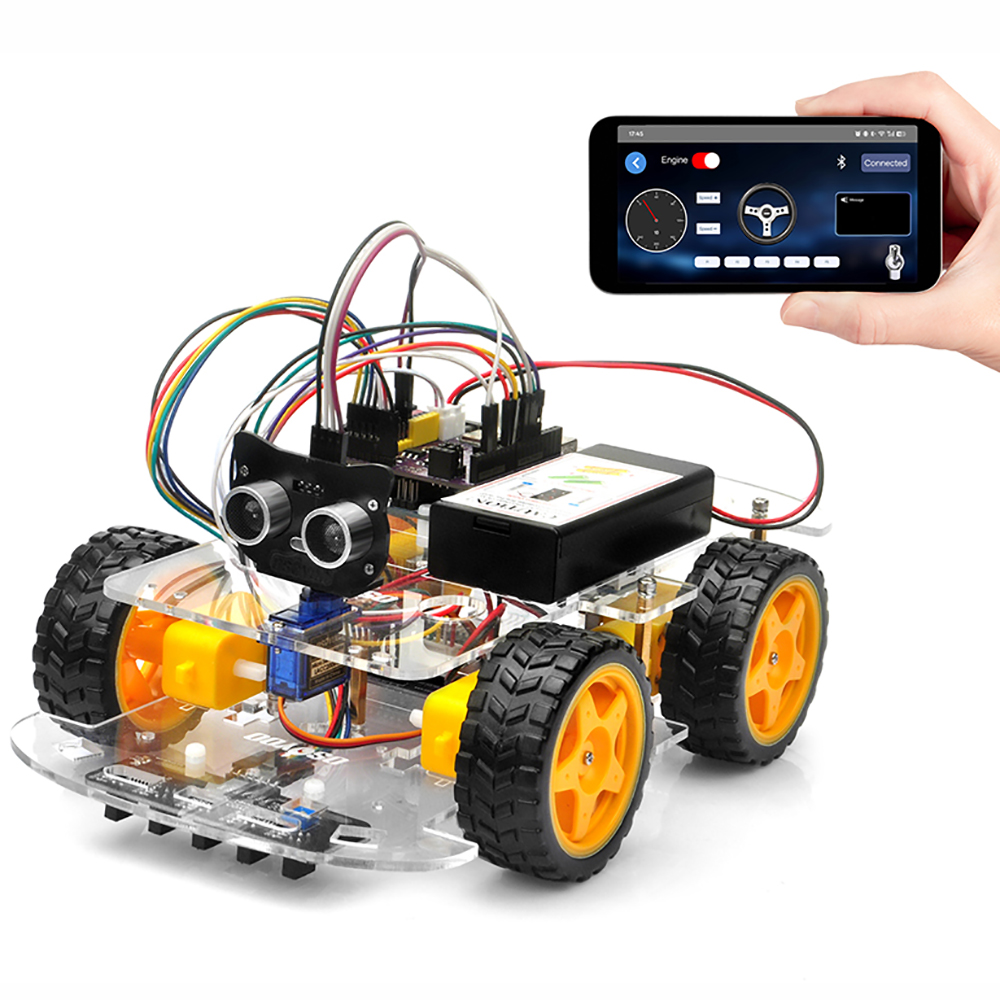 OSOYOO V3 Robot car kit Lesson 7: Bluetooth control