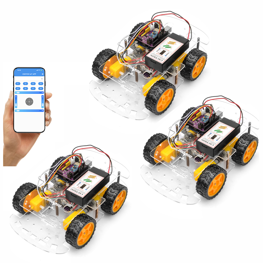OSOYOO V3 Robot car kit Lesson 9: Multiple V3 Robot Cars Dancing Program