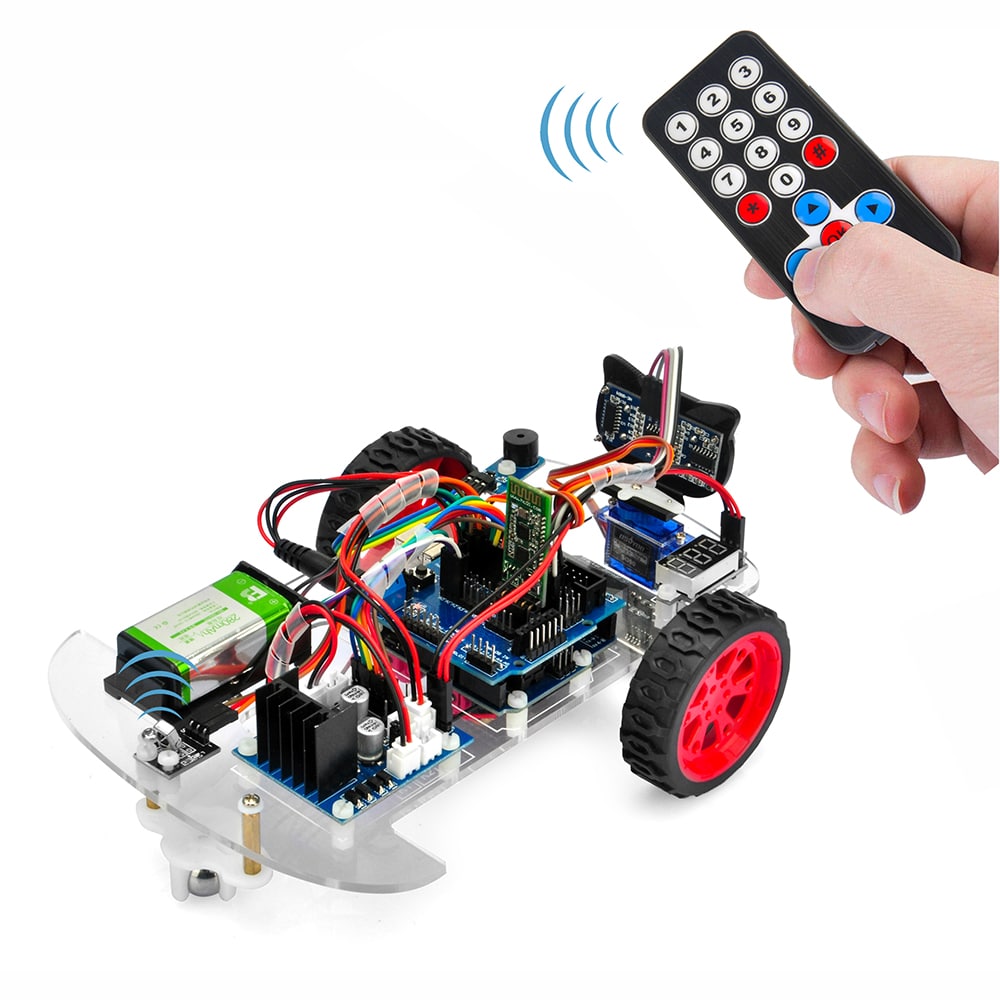 Osoyoo Model-3 Robot Learning Kit Lesson 2: IR remote controlled