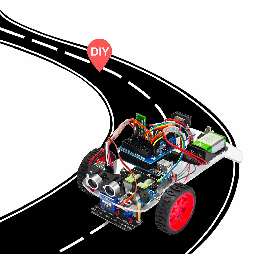 オソヨー Ｍ-3 ロボットカー レッスン3： ライントラッキング走行