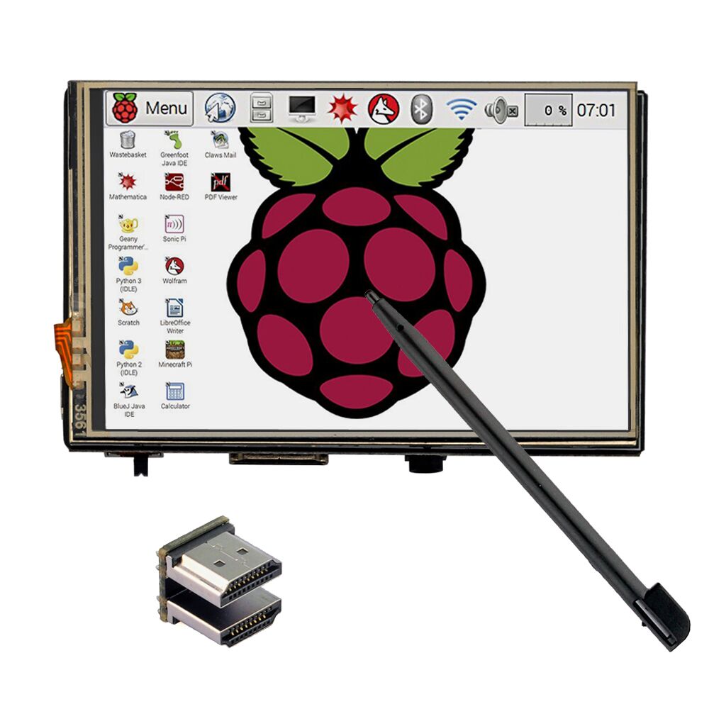 Raspberry Pi(RaspiOS)で3.5” タッチスクリーン（HDMI版）のドライバーをインストールする