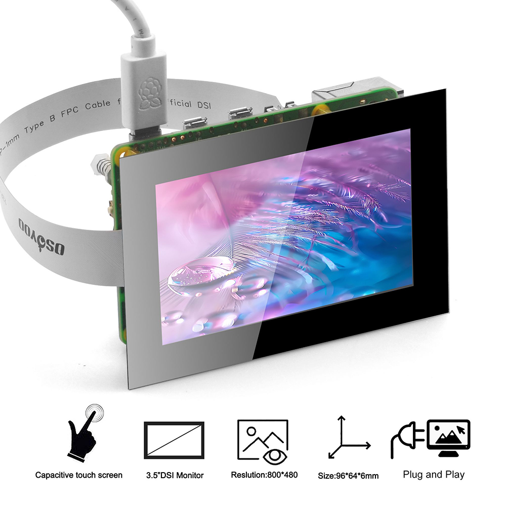 OSOYOO 3.5 inch DSI screen V3.0 for Raspberry Pi (Model #2024008300)