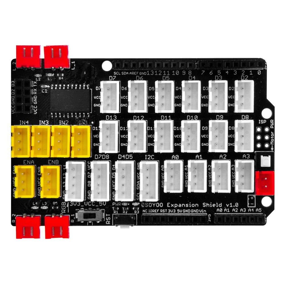 PnP Kit Lesson 3: OSOYOO Magic I/O Shield for Arduino