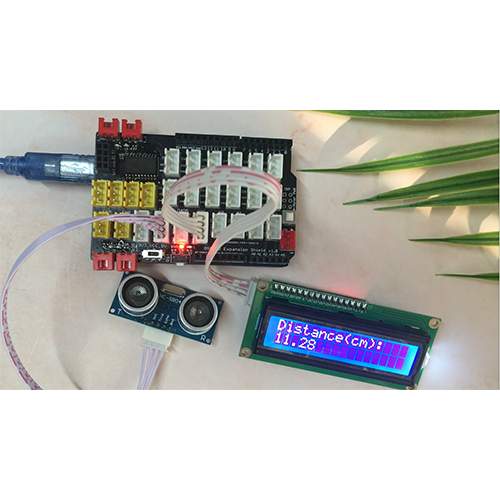 Graphical Programming  Kit for Learn Coding with Arduino IDE17 – The Ultrasonic Range Finder