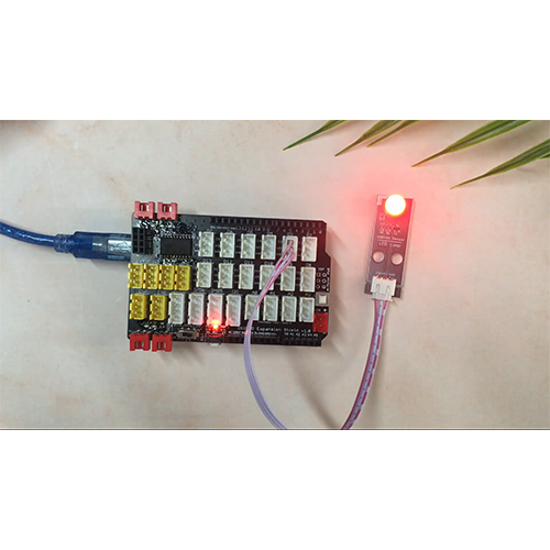 Arduino Graphical Programming Kit Lesson3 – Breathin LED Module