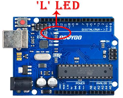 arduino led on board