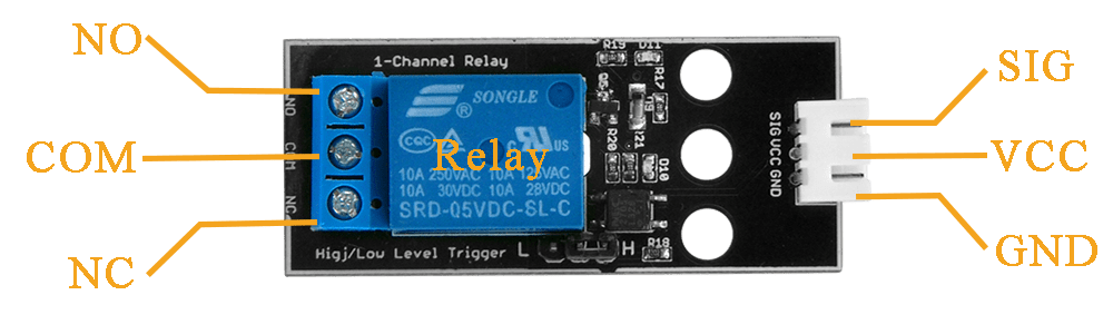 Graphical Programming Kit for Learn Coding with Arduino IDE11 – 1-Channel  Relay Module «