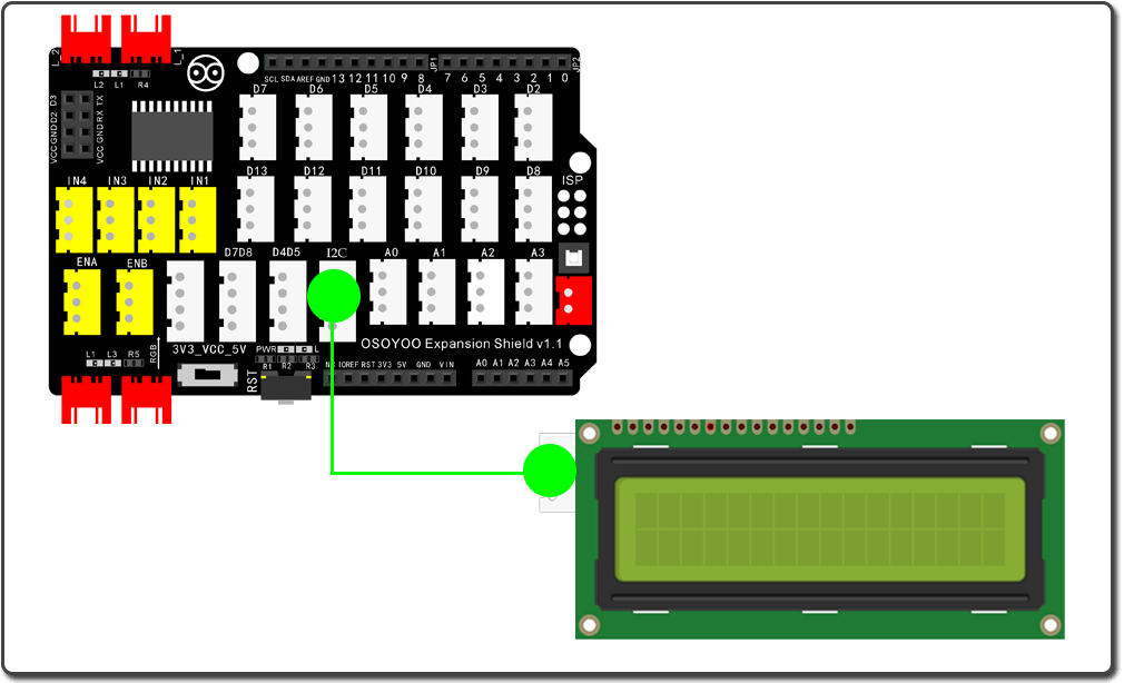 Shield écran LCD 1602 pour Arduino UNO