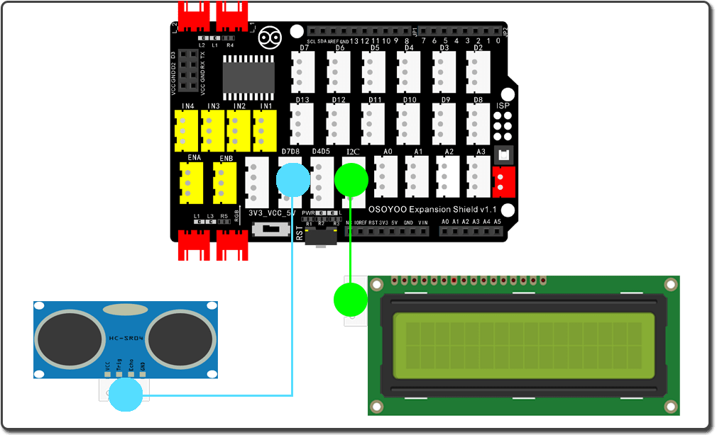 Arduino Kit apprendimento programmazione grafica Lezione 11: Sensore di Distanza ad Ultrasuoni