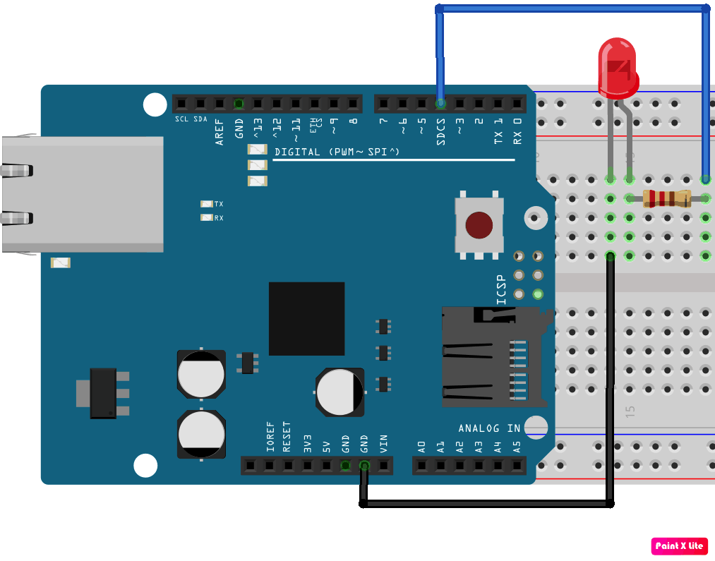 IOT kit for Learn Coding with Arduino IDE 2: Remote control a LED