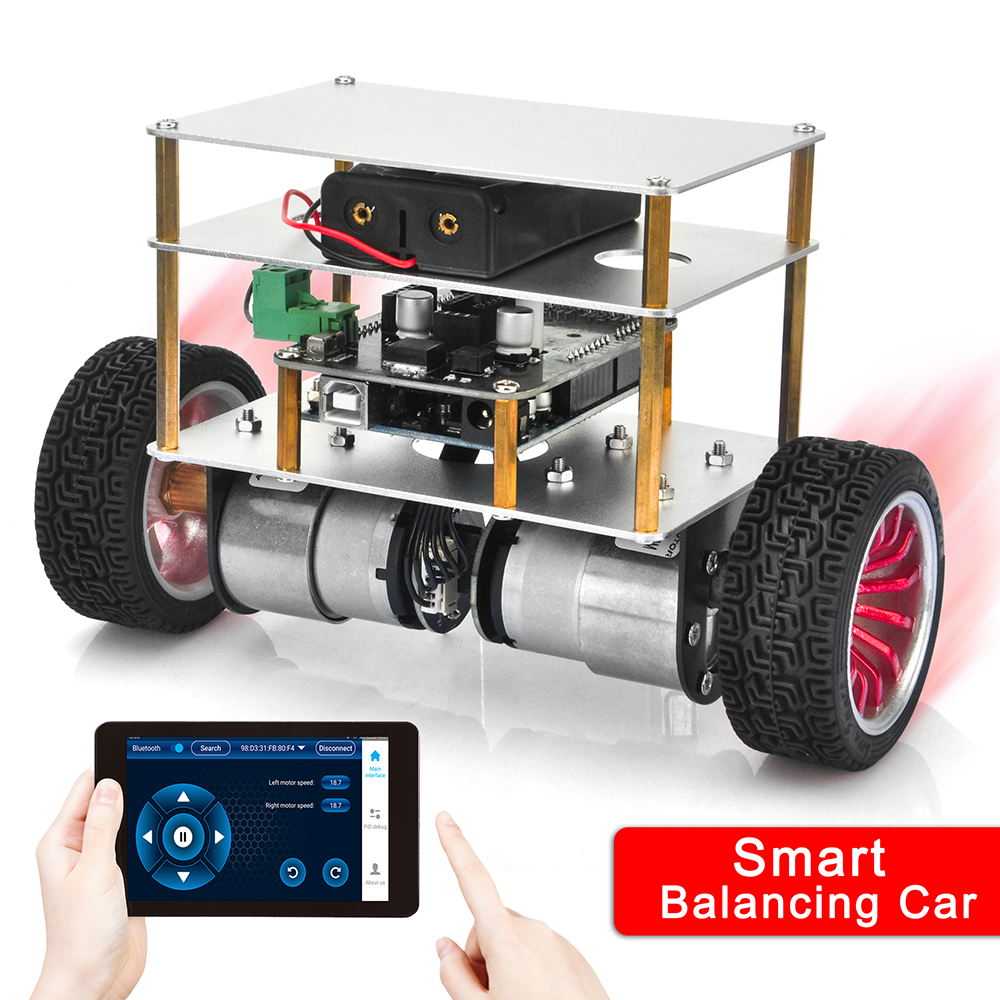 KEYESTUDIO Two Wheel Self Balancing Smart Balance Robot Car Kit for Arduino UNO 