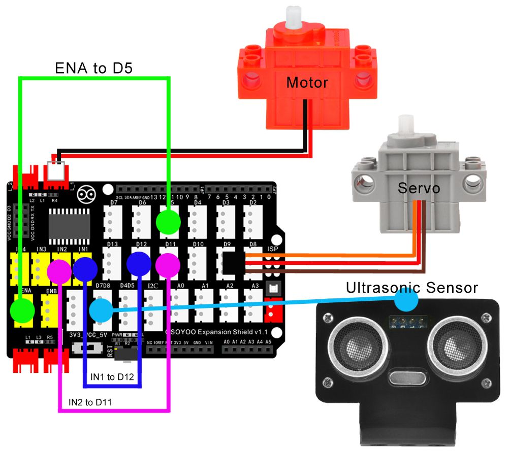 Osoyoo Building Block Diy Programming Kit For Arduino Robot Crab