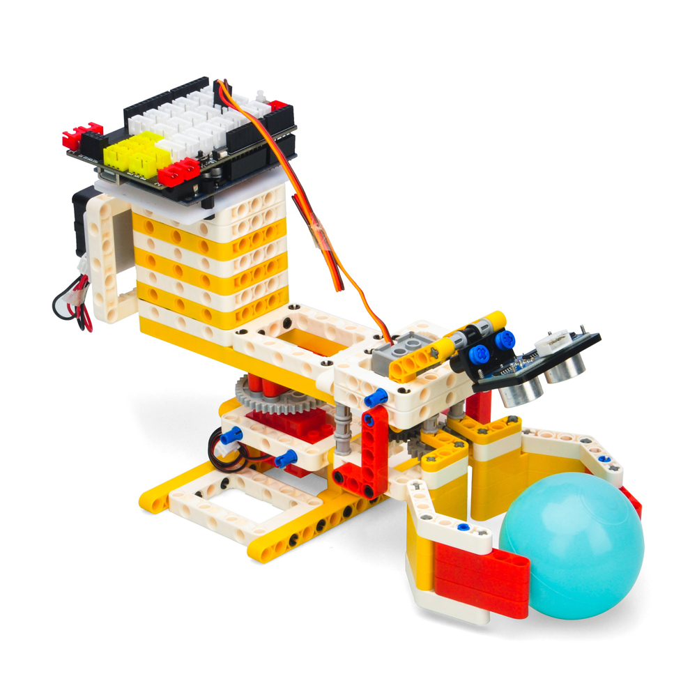 OSOYOO Building Block DIY Programming Kit for Arduino 6: Robot Crab(magic I/O V2.0)