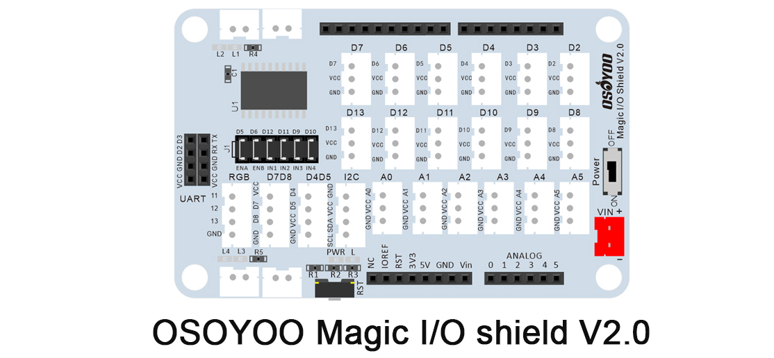 OSOYOO Arduino 用 知育玩具 電子ブロック 積み木 « osoyoo.com