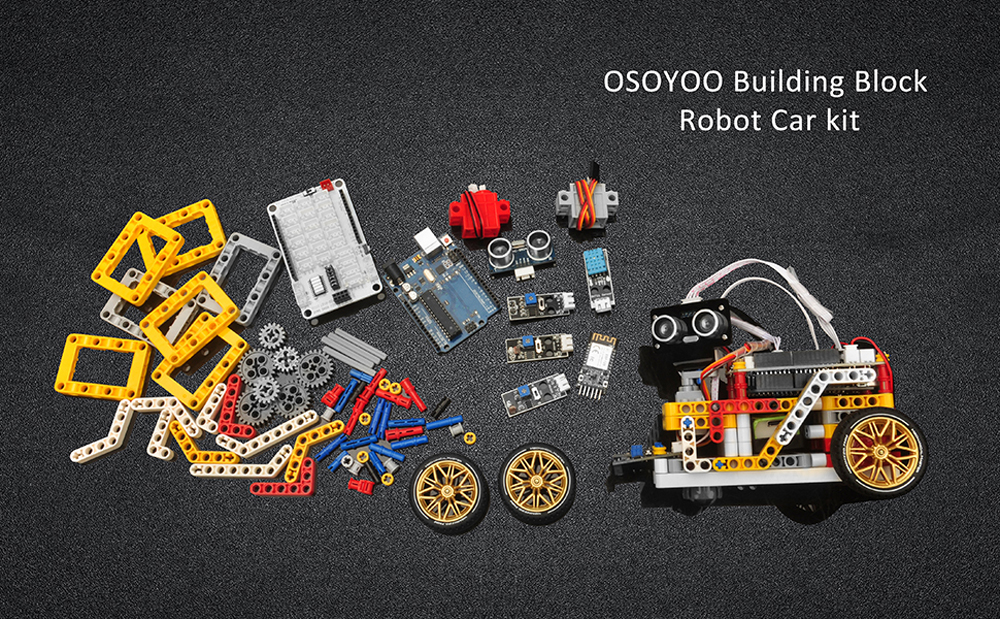 OSOYOO Building Block Robot Car for Arduino « osoyoo.com