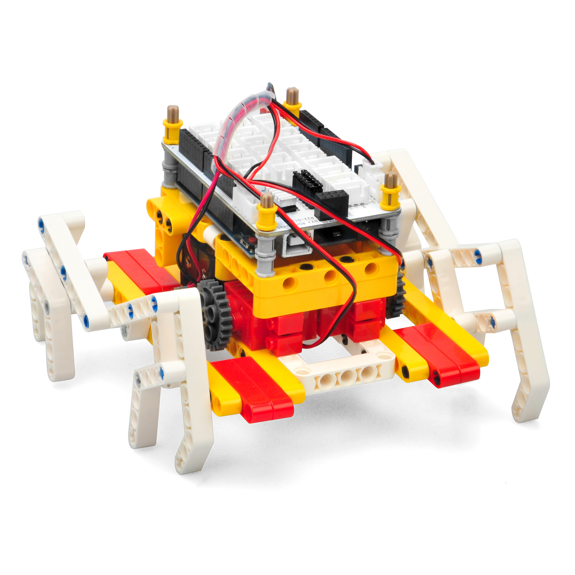 OSOYOO Building Block Robot Car Lección 8：Walking Spider