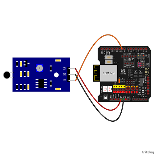 WiFi Internet de las Cosas Kit de Aprendizaje para Aprender Codificación con Arduino IDE 10: Proyecto IoT Sound Monitor