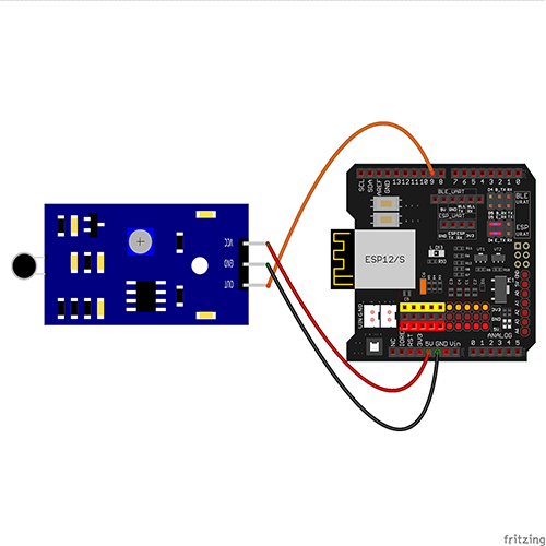 WiFi IOTnternet  アルドゥイーノ学習キットレッスン 10: サウンドモニター IoTプロジェクト