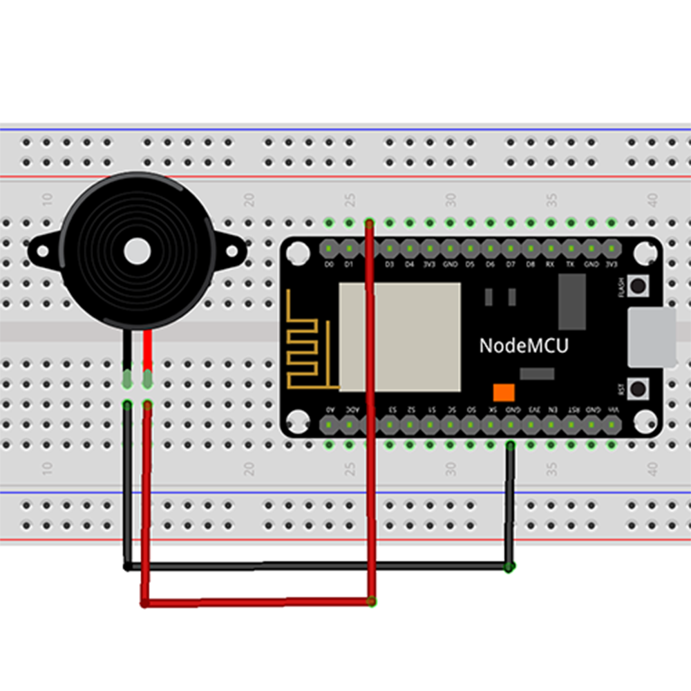 NodeMCU Lesson 10– Remote Control an Active Buzzer