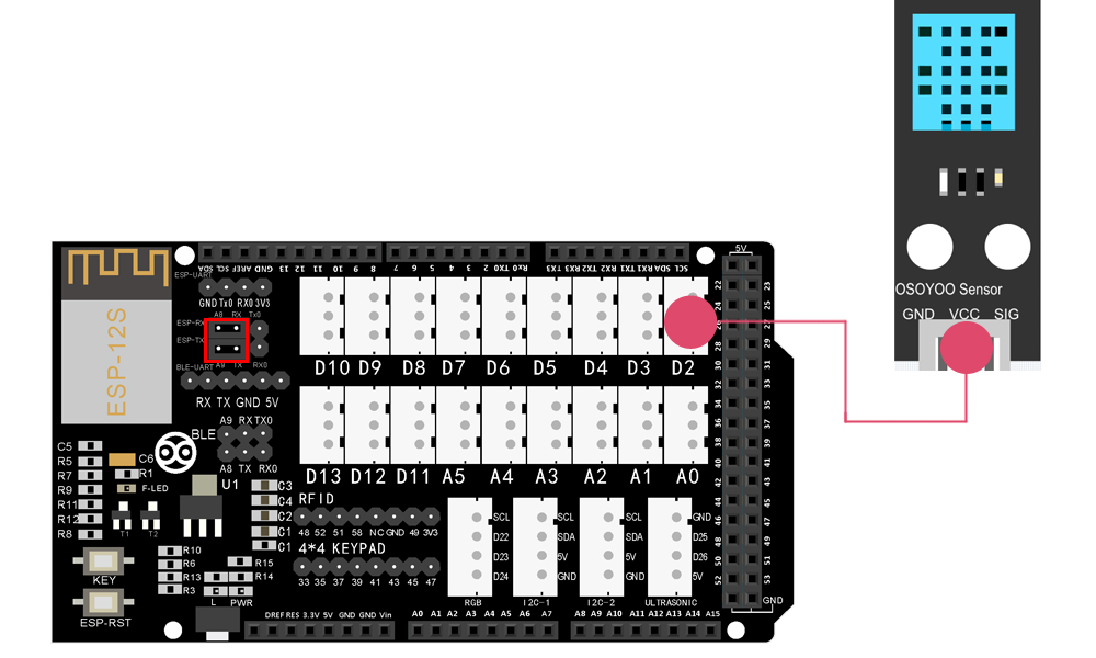 Osoyoo Smart Home Iot Learning Kit Lesson 7 Remote Access To Dht11