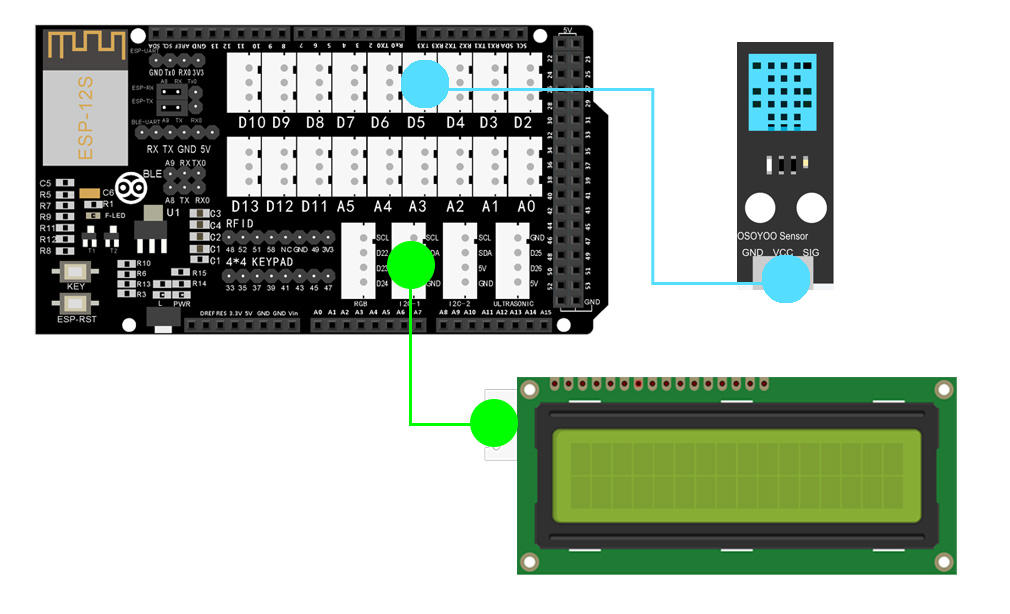Smart House IoT Kit V2 Lesson 2-3: Remote temperature and humidity monitoring