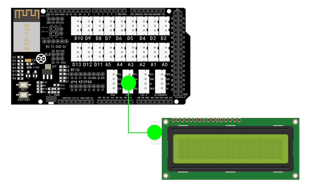 Smart House IoT Learning Kit UDP Lektion 2-6 Familiennachrichtenbrett in Echtzeit