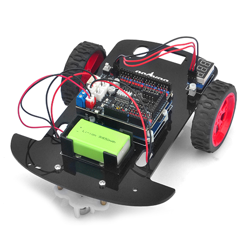 OSOYOO Model-3 V2.0 Roboter Auto Lektion 1: Grundlegende Roboterauto Montage (OSOYOO Motor Shield V1.1)