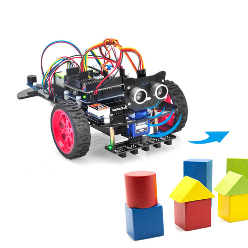 OSOYOO Model-3 V2.0 Auto Robot Lezione 5: Evitamento Ostacoli (OSOYOO Motor Shield V1.1)