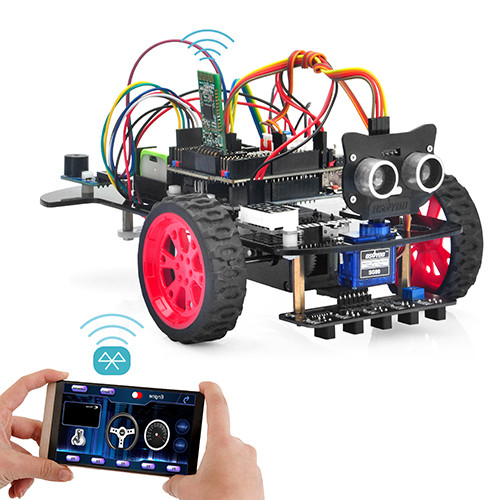 OSOYOO Model-3 V2.0ロボットカーレッスン6:Bluetooth模擬運転