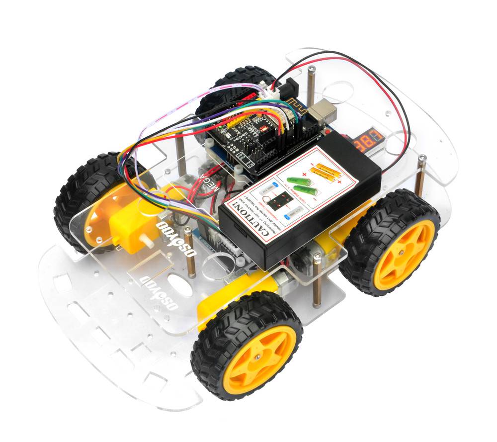 OSOYOO Two Wheel Bluetooth Balance Robot Car Kit for Arduino