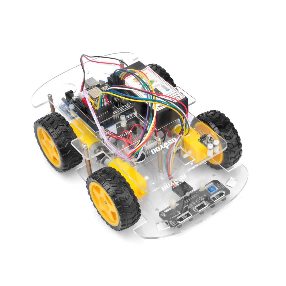 OSOYOO V2.1 Robot car kit Lesson 4: Tracking Line Robot ...