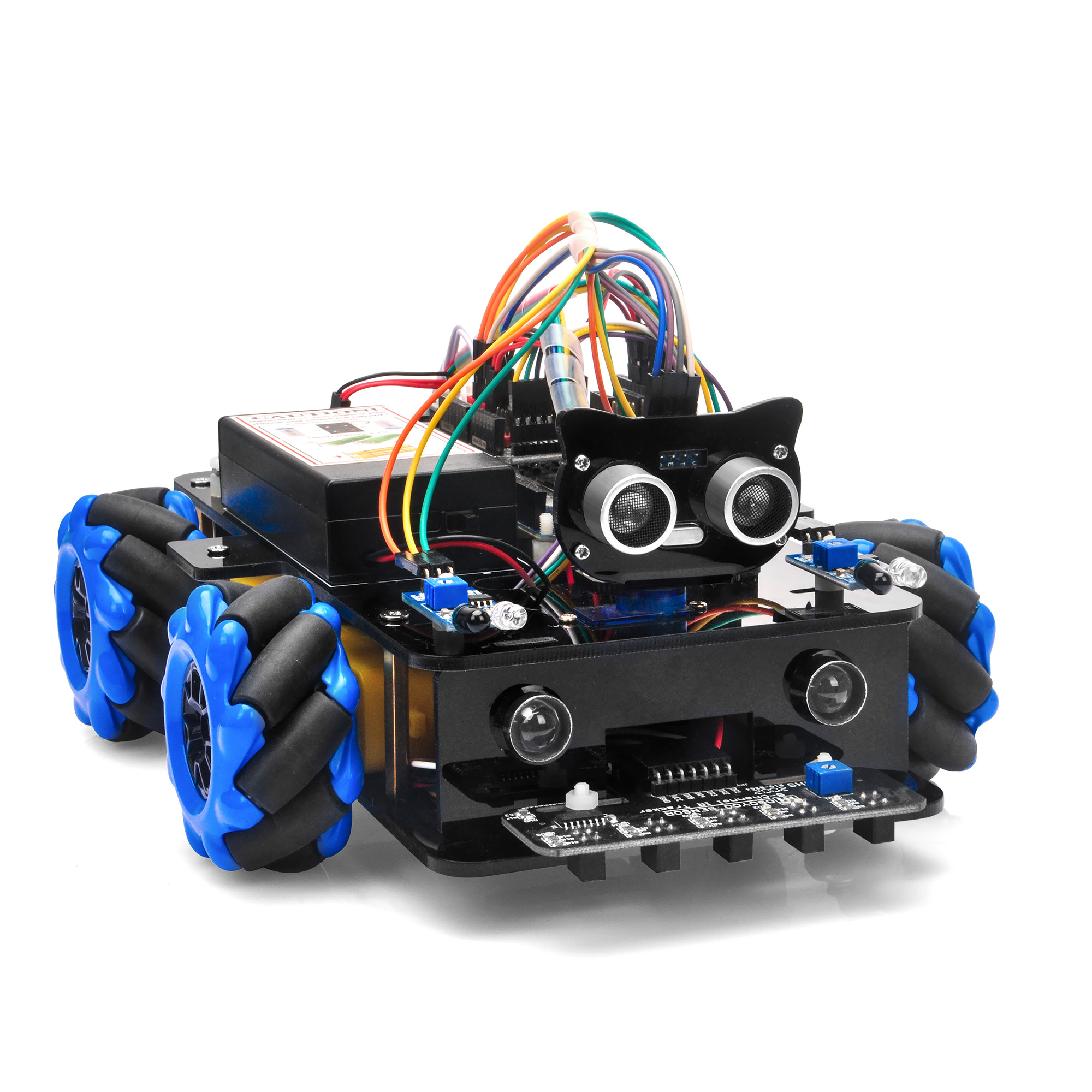 Mecanum-Rad-Roboterbausatz V2.0 für Arduino Mega2560 Lektion 1 - Grundlegender Zusammenbau des Roboterautos