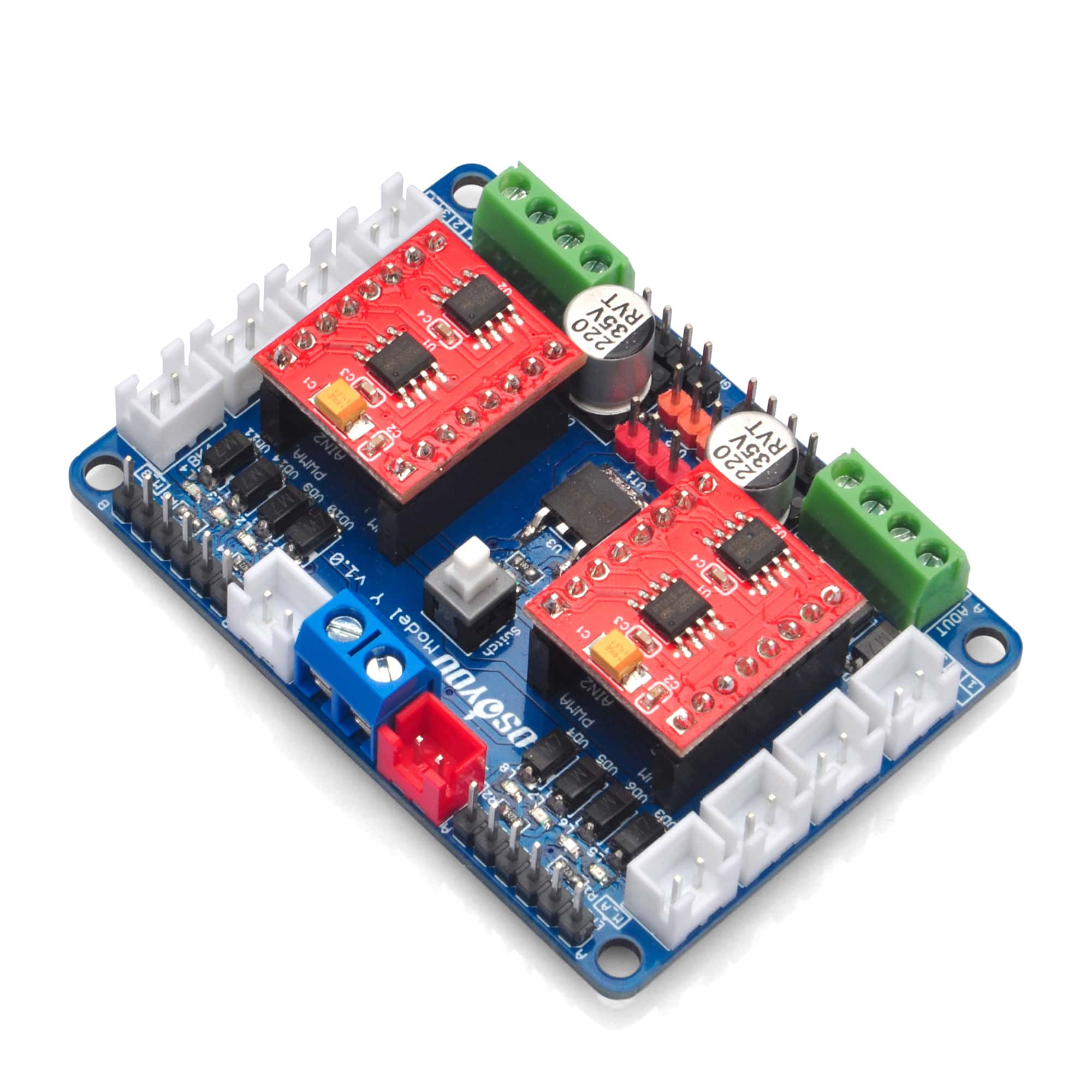 OSOYOO Model Y H-Bridge 4-Channel Motor Driver
