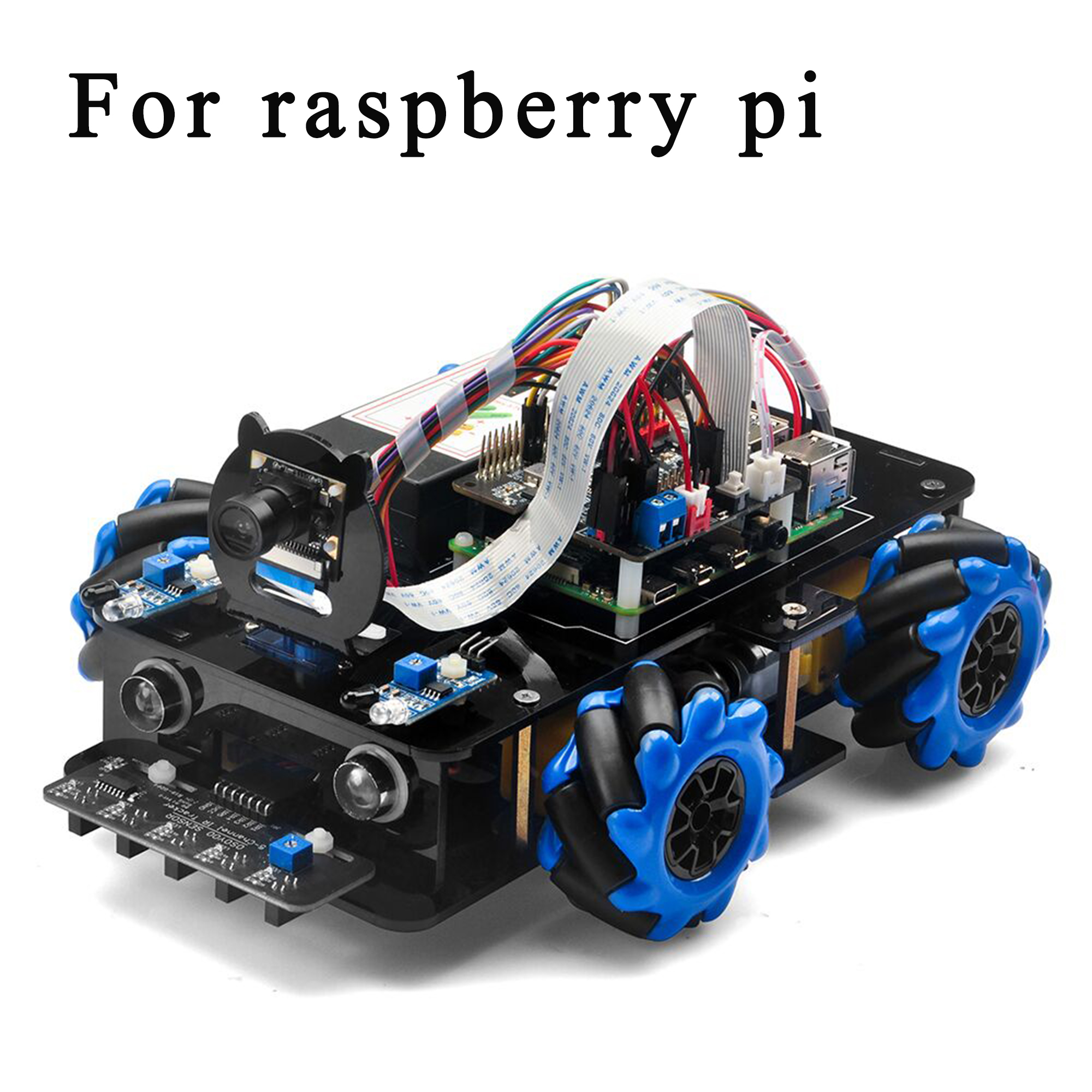 V2.0 Mecanum Wheel Robotic Kit for Rasberry Pi-Lesson 5 Web-Camera Robot car