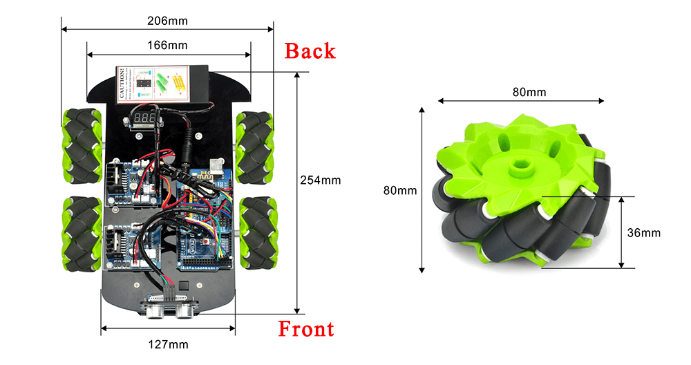 Omni wheel best sale robot arduino code