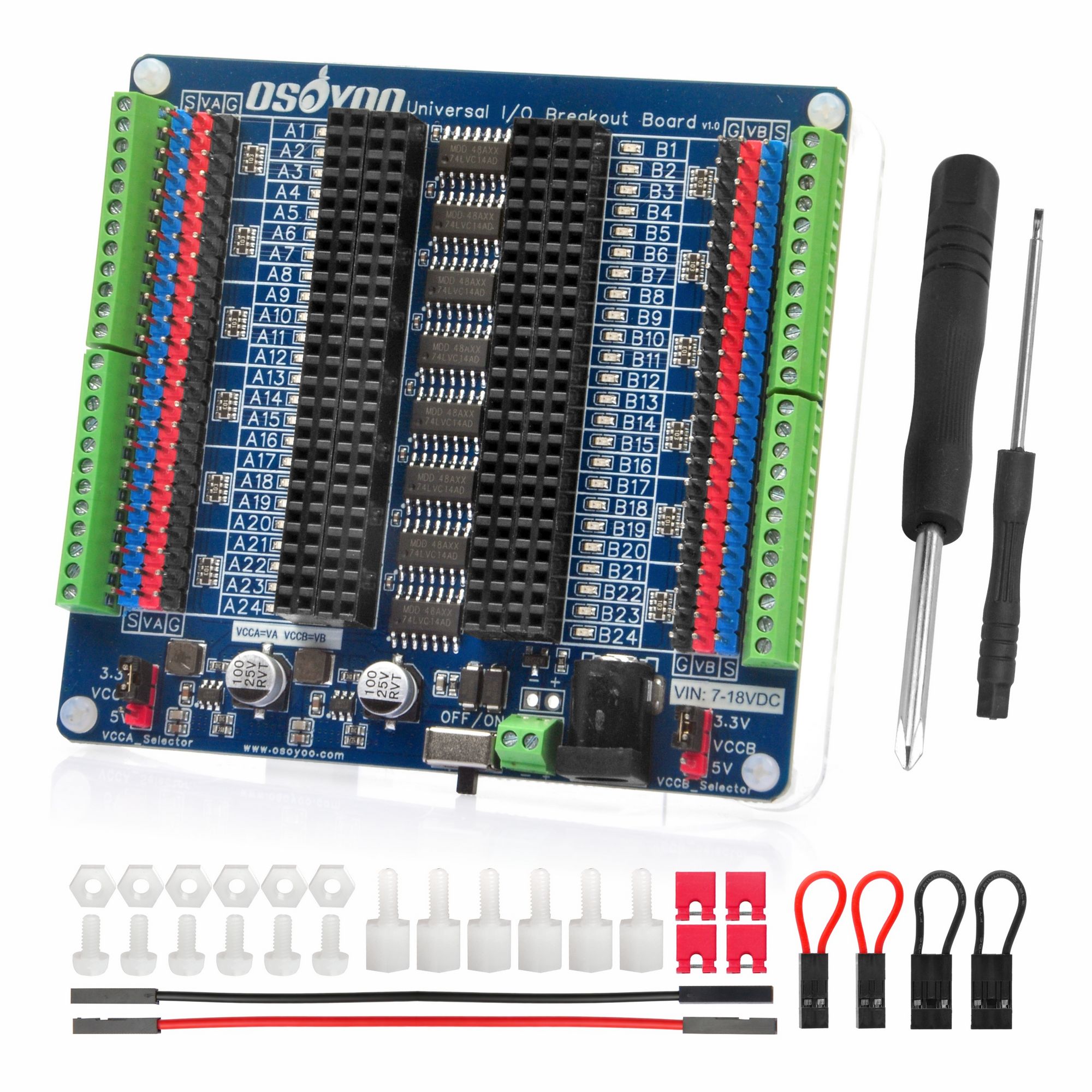Introduction of OSOYOO Universal IO Breakout Board