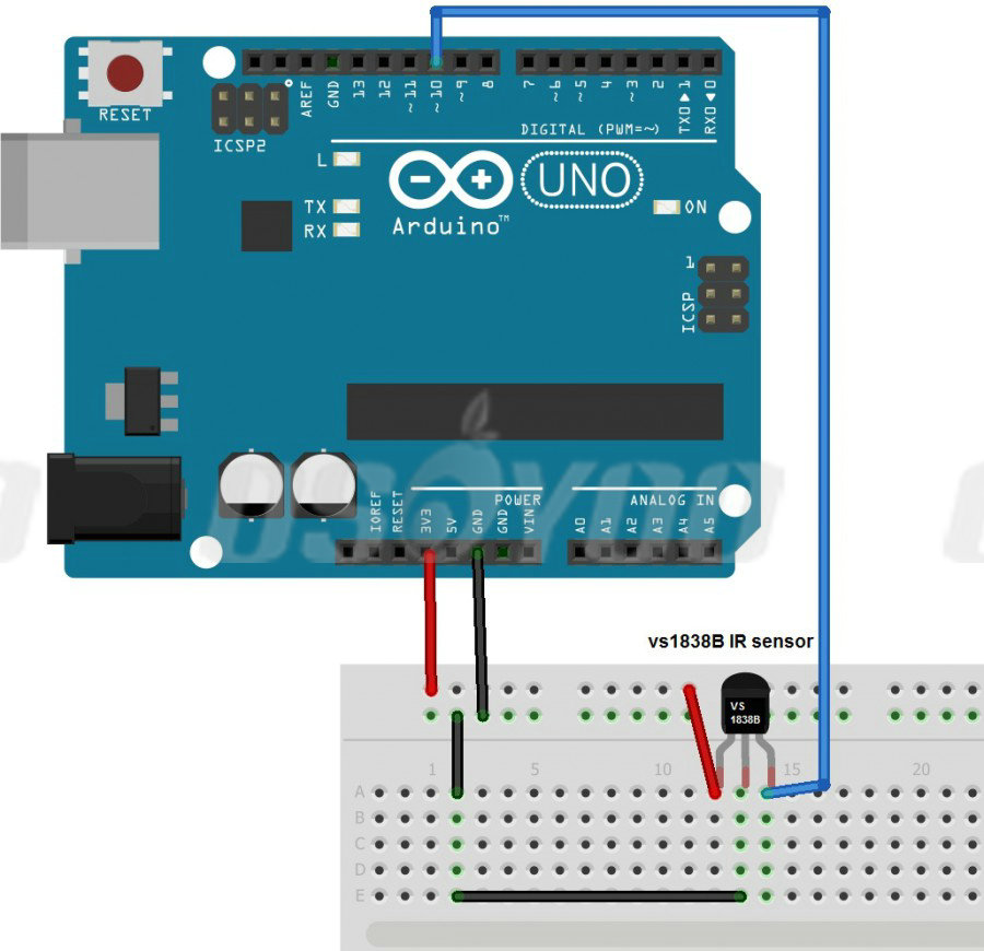 Decode Infrared Remote Controller with IR Receiver VS1838B « osoyoo.com
