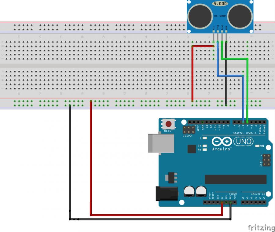 Using Ultrasonic Distance Sensor Hc Sr04 With Buzzer Led And Arduino Porn Sex Picture 3396